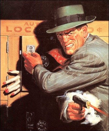 Detective Tales (Eyes Behind the Door), 1947, illustrazione di Rafael de Soto