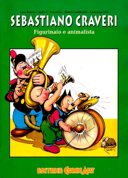 Il saggio Sebastiano Craveri Figurinaio e Animalista edito dalla Comic Art nel 1995 in occasione di una mostra sull'artista